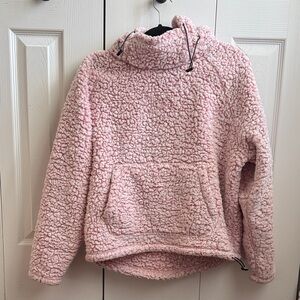Victoria Secrete Pink Cozy Pink Sherpa Pullover